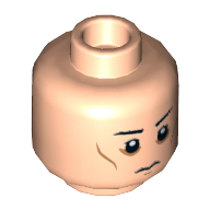 Lego hlava, tělová světlá (6100795)